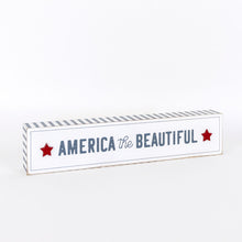 Load image into Gallery viewer, Sunshine and America Reversible Block