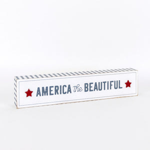 Sunshine and America Reversible Block